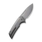 We Knife WE054BL-2 Mini Malice vreckový nôž 7,6 cm, Stonewash, šedá, titán