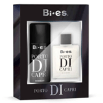BI-ES PORTO DI CAPRI ajándékszett férfiaknak - dezodor 150 ml + borotválkozás utáni arcszesz 100 ml