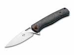 Böker Plus 01BO319 NEBULA kapesní nůž 9,2 cm, černá, uhlíková vlákna