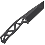 Heckler & Koch 02HK002 FX01 pevný nôž 7,5 cm, čierny titánový povlak, celooceľový, puzdro Kydex