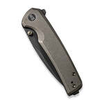 We Knife WE21014C-4 Subjugator zsebkés 8,8 cm, Black Stonewash, bronz, titán