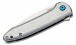 CRKT CR-5385 Delineation™ Silver kapesní nůž 7,5 cm, celoocelový