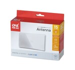 SV9421 One for All Amplified indoor TV antenna up to 42dB, Curved White Vnútorná anténa, biela