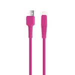 SETTY kabel USB - Lightning 1,5 m 2,1A KSA-L-1.526 růžová (GSM165724)