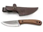 Beavercraft BSH7 Bushcraft Knife Wild Harvest outdoorový nůž 9 cm, ořechové dřevo, kožené pouzdro