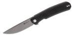 S21042-1 Sencut Scitus fekete G10 fogantyú szürke kőmosott D2 pengebetét zár
