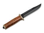 Magnum 02SC001 Ranger Field Bowie kültéri kés 15 cm, barna bőr, bőr tok