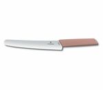 6.9076.22W5B Victorinox Nůž na pečivo 22cm, Swiss modern, lososový