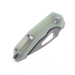 Kubey KU122I Coeus vreckový nôž 7,9 cm, Stonewash, nefritová Jade, G10