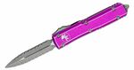 Microtech 122-D12DVI Ultratech Double violet automatický nôž 8,6 cm, Apocalyptic, fialová, hliník