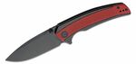 CIVIVI C20036-1 Teraxe vreckový nôž 8,8 cm, Black Stonewash, oceľ, červená burgundy, G10