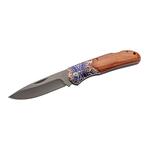 Herbertz 595213 vreckový nôž 9,5 cm, Cocobolo, farebná potlač 
