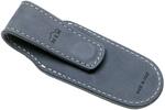 900MK01 BL LionSteel Leather vertical sheath with MAGNET- BLUE Color