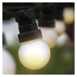 DCPW01 Emos Lighting LED světelný řetěz – 10x párty žárovky mléčné, 5 m, vnější i vnitřní, te