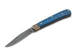 Böker Manufaktur Solingen 1132021DAM Annual Damascus 2021 zberateľský nôž 8,3 cm, javor, modrá
