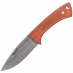 PECCARY-8.O Muela 71mm blade, Neck Knife, orange canvas micarta, KYDEX sheath, paracord 550 lbs