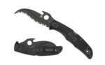 Spyderco C12SBBK2W Matriarch 2 Lightweight Black taktický nôž 9,1 cm, čierna, FRN