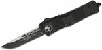 Microtech 143-1T Combat Troodon Black Tactical Standard automatický nôž 9,5 cm, celočierna, hliník