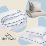 Sleepwise Soft Wonder-Edition elastická plachta na posteľ 180-200x200cm (RG-DQSF-RNTM) biela