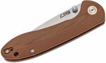 J1912-BNC CJRB Feldspar Brown AR-RPM9 G10(contoured & CNC pattern texture)