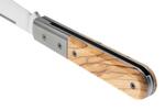 CK0112 UL LionSteel Clip M390 blade,  Olive wood Handle, Ti Bolster & liners