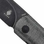 Kizer V4499C2 Feist(XL) Black kapesní nůž 8,5 cm, Black Stonewash, černá, Micarta
