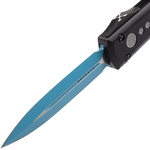 Microtech 122-1JK Ultratech Jedi Knight  automatický nôž 8,8 cm, modrá, čierna, hliník