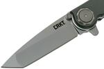 CRKT CR-M40-02 M40® - 02 TANTO BLACK zsebkés rásegítéssel 7,5 cm, fekete, FRN, alumínium