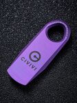 CIVIVI C21030-2 Ti-Bar Purple/Satin titanové páčidlo 4,3 cm, fialová