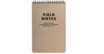 Field Notes FN-07 Steno Book poznámkový blok s řádkováním a spirálovou vazbou, hnědá, 80 stran