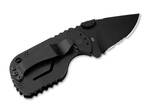Böker Plus 01BO526 Subcom 2.0 All Black malý kapesní nůž 5,8 cm, celočerná, Zytel, spona