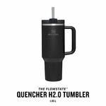 10-10824-399 STANLEY The Quencher H2.O FlowState™ Black Tonal termofľaša, čierna, 1,18L