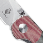 Kizer V3587C1 PPY kapesní nůž 8,3 cm, šedá, červená, Micarta