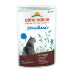 Almo Nature HOLISTIC Sterilized Cat - MARHAHÚSOS tasak sterilizált macskáknak - marhahús, 70 g