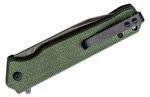 QSP Knife QS111-I2 Mamba V2 Green vreckový nôž 8,9 cm, Black Stonewash, zelená, Micarta