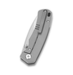 QSP Knife QSP127-E2 Puffin Titanium CF vreckový nôž 7,6 cm, satin, šedá, titán, uhlíkové vlákno