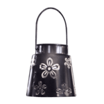 Modee záhradná solárna LED lampa-lampáš LT008B 11 cm, čierna (ML-LT008)