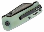 QSP Knife QS130XS-F2 Penguin Mini Jade vreckový nôž 5,8 cm, čierna, nefritovo zelená, G10