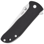 CRKT CR-6450D2 Drifter BLACK zsebkés 7,3 cm, fekete, G10