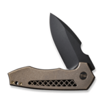 We Knife WE23019-3 Harpen zsebkés 7,6 cm, Black Stonewash, bronz, titán