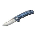 Herbertz 583212 jednoručný vreckový nôž 8,2cm, G10, modro-čierna