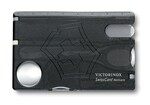 0.7240.T3 Victorinox SwissCard Nailcare fekete áttetsző fizetőkártya utánzat, 13 funkció 