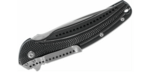 CRKT CR-K415KXP RIPPLE™ ALUMINUM vreckový nôž 7,7 cm, čierna, hliník