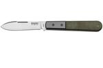 CK0111 CVG LionSteel Spear M390 blade,  green Canvas Handle, Ti Bolster & liners