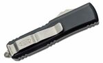 Microtech 232-10 UTX-85 Standard automatický nůž 7,6 cm, Stonewash, černá, hliník