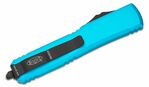 Microtech 123-1TQ Ultratech Black Standard Turquoise automatický nůž 8,8 cm, černá, tyrkys, hliník