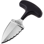 Cold Steel 43XLS Urban Edge 50/50 Edge tlačná dýka 6,4 cm, černá, Kray-Ex, pouzdro Secure-Ex