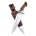 PODENCO Muela 245mm blade, sterling silver guard and medal on crown (HOUND DOG)