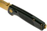 SOG-TM1033-BX TERMINUS XR LTE - CARBON & GOLD zsebkés 7,5 cm, arany/fekete, szénszálas G10 