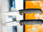 Böker Plus 01BO492 Nubilum kapesní nůž 9,1 cm, černá, uhlíkové vlákno, spona